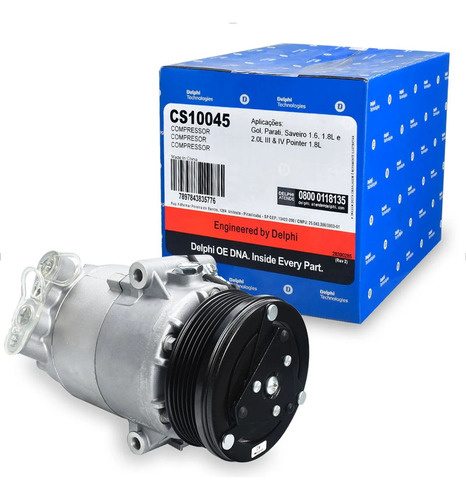 Compressor Ar Gol G3 Power 1.6 8v Ap 2002 03 04