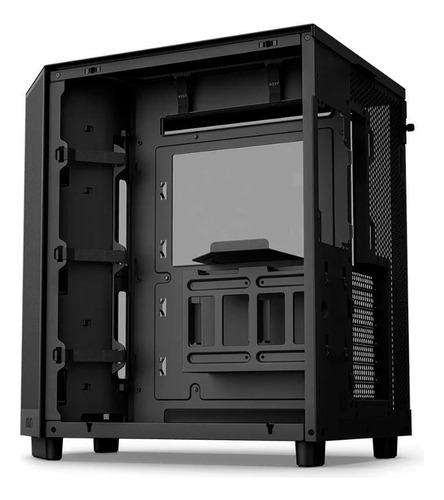 Gabinete Gamer Nzxt H6 Flow Rgb Mid Tower Compacto Preto