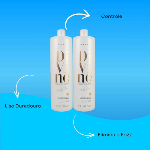 Braé Divine Kit 2 Shampoo 1000ml