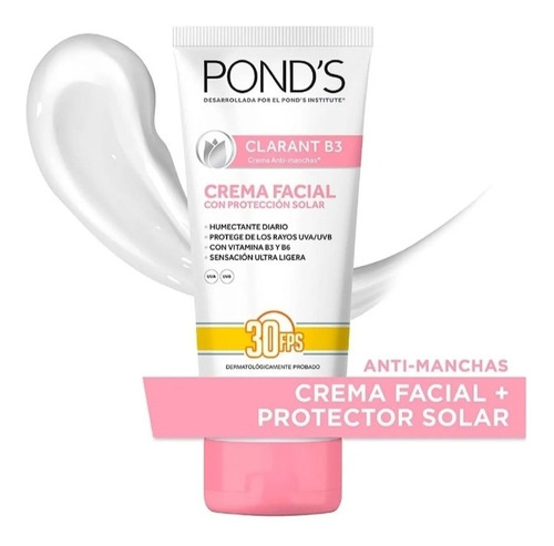 Crema Facial Clarant B3 Pond's Protección Solar200g Original