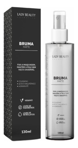 Bruma Fixadora De Maquiagem Matte Lady Beauty