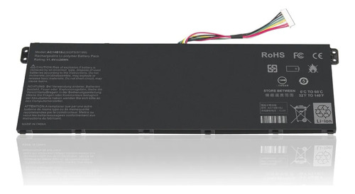 6cell Bateria Ac14b13j Para Acer Chromebook  Cb5-571 