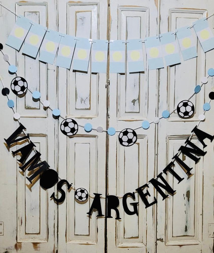 Guirnalda Futbol Argentina Mundial