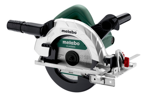 Sierra Circular Ingletadora De Mano 1050w 185mm 7 1/4 Metabo