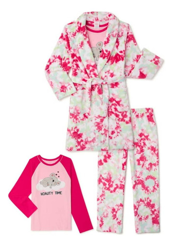 Pijama Para Niñas Grandes Tres Piezas Con Bata Tallas Varias