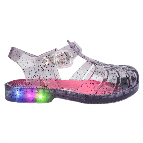 Sandália Infantil Feminina Led Glitter Pampili Glee