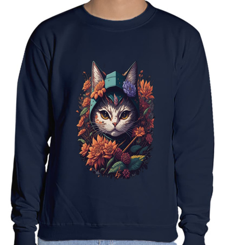 Sudadera 8 - 14 Años Gatito Ninja Amante Gatos