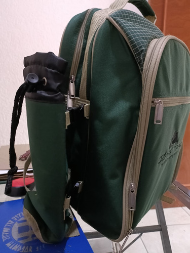 Mochila Ozark Trail Con Equipo Para Dia De Campo Verde Liso (Usado)