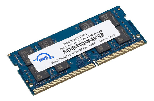 Memoria RAM OWC 16GB 2666Mhz OWC2666DDR4S16G color azul