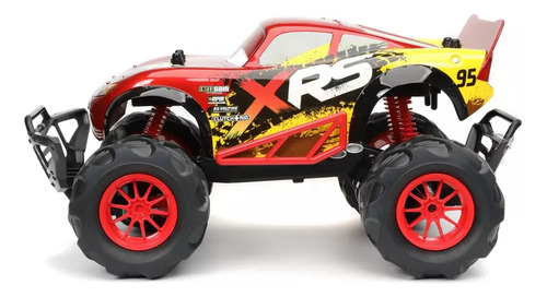 Carro De Control Remoto Rayo Mcqueen R/c Color Rojo Personaje Rayo Macqueen