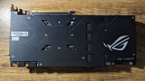 Placa De Video Nvidia Asus Rog Strix Geforce Gtx 1080 - 8gb (Usado)