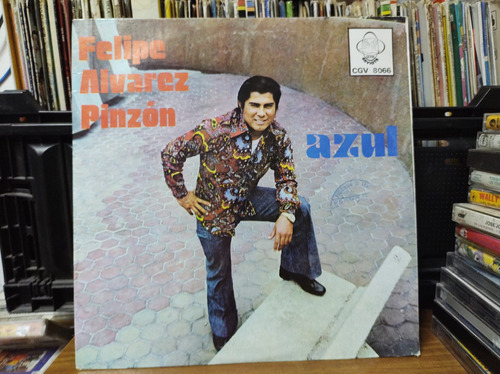 Felipe Alvarez Pinzón Azul Vinilo Lp Acetato