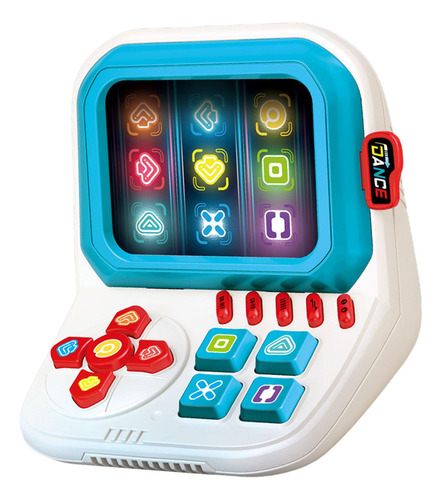 Consola De Juegos De Baile Con Dedos, Minijuegos Arcade Azul