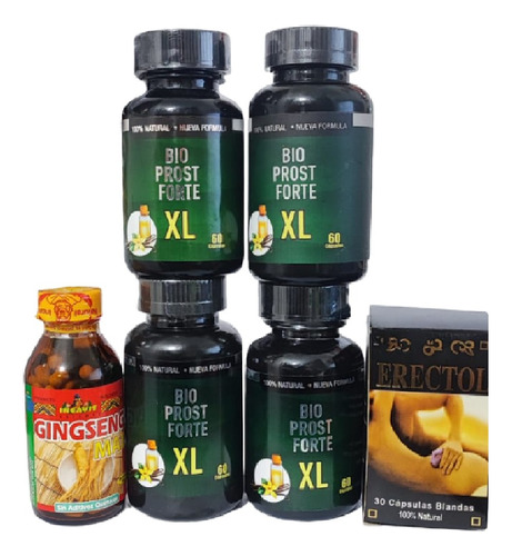 Bioprost Xl Potenciador Virilida Agrand Pn Pack4 + 2 Regalos