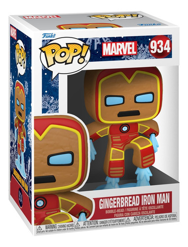 Funko Pop Gingerbread Iron Man 934 - Marvel