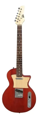 Guitarra eléctrica Onas Frizz de roble red wood laca con diapasón de palo de rosa