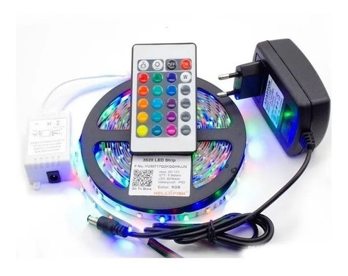 Tiras Cintas Led 5 Metros Muticolor Rgb Hogar Jardin Tv