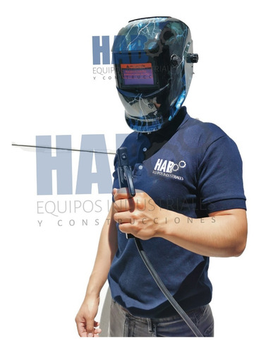 Careta Electronica Para Soldar 9 Sombras Azul Electrico