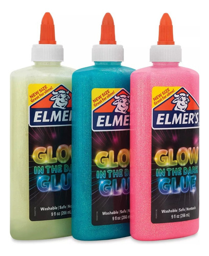 Pegamento Elmers Azul Slime In The Dark (Usado)