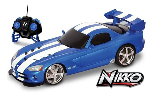 Auto Nikko Potente 30cm Escala 1:16 Radio Control Dodge Vipe