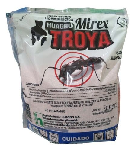 Imagen 1 de 5 de Huagro Mirex Troya X 1kg Granulado Resistente Al Agua