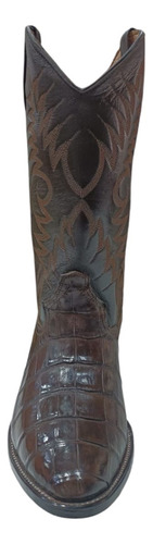 Bota De Cocodrilo Oferta Unico Par Original 100% Piel