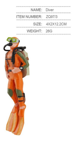 Q Figuras De Acción De Decoración Juguetes Buzo 4pcs