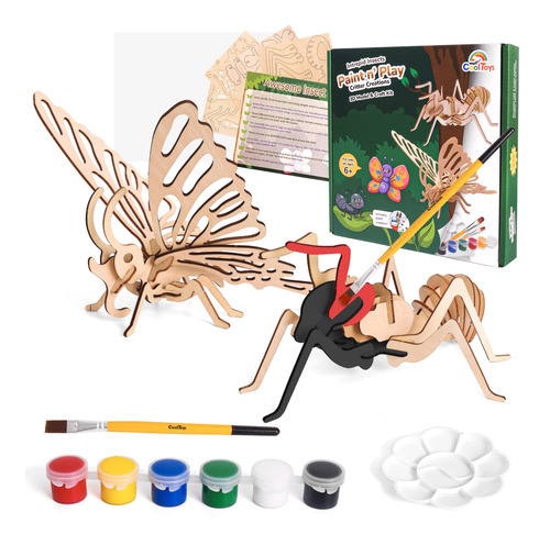 Cooltoys Intrepid Insects Paint N' Play - Kit De Modelado 3d