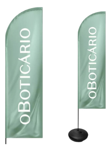 Wind Banner Dupla Face Fly  3 M Kit Completo Oboticário