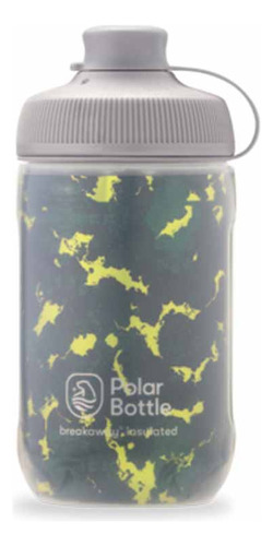 Botella De Agua Térmica Para Ciclismo 350ml Polar Bottle Color Shatter Forest Lightning