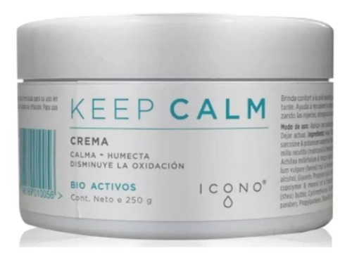 Icono Keep Calm Crema X 250 Gr - Hidratante Pieles Rosaceas