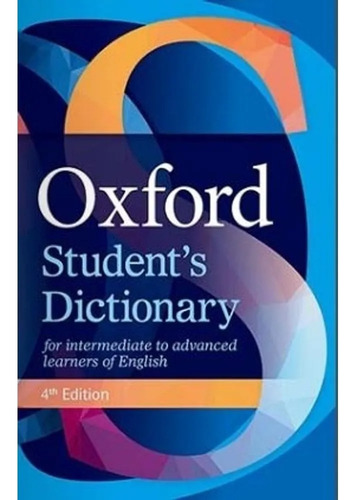  Oxford Student's Dictionary Intermediate To Advanced 4th Ed