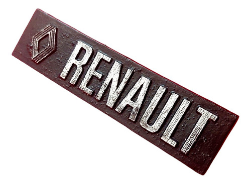 Torino - Insignia Placa Renault De Baul Metalica !!!!!