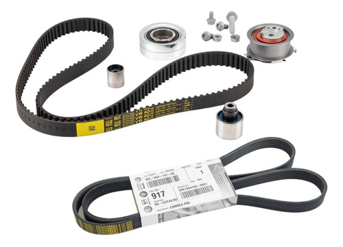 Kit Ditribución Con Poly V Volkswagen 2h0198119a