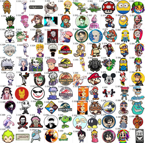 15 Parches Sticker Tela Escoger Cars Autos Combi Formula 1