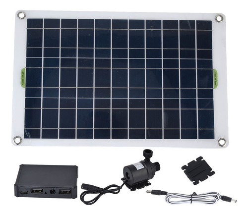 Kit De Bomba De Agua Solar 50w Panel 800l/h 12v Bajo Ruido D