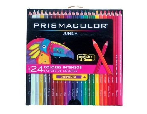 Color De Madera Prismacolor Junior 24 Und Creyones Original