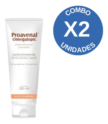 Combo X2 Proavenal Omegatopic Leche Emoliente 250 Ml