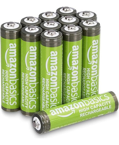 Amazon Basics Paquete 12 Pilas Recargables Aaa 850 Mah B4u