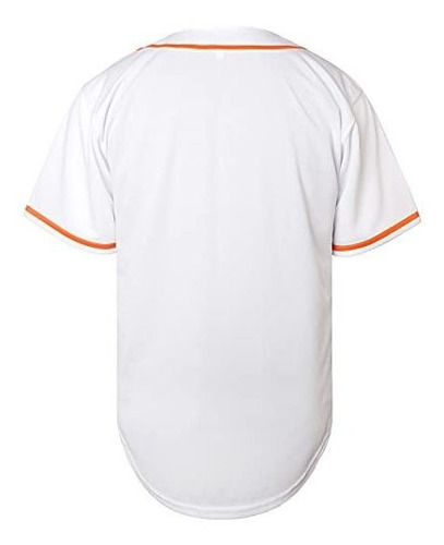 Imagen 3 de 6 de Phoneutrix Blank Plain Hip Hop Hipster Baseball Jersey Butto