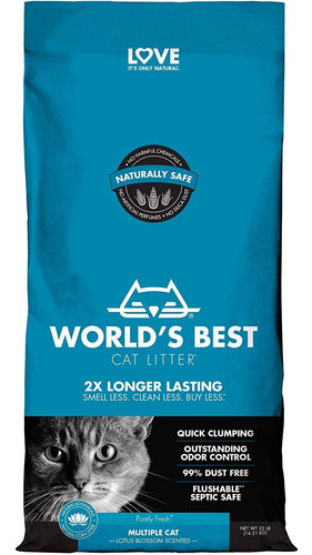 Worlds Best Cat Litter Multiple Cat Lotus Blossom Scented