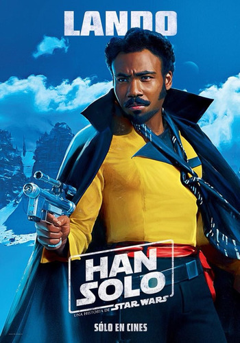 Poster Original De Cine Star Wars Han Solo Lando Cartel Qira