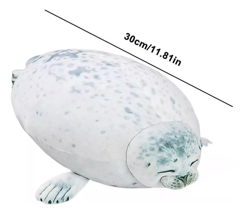 2pcs Juguete Peluche Foca Almohada Foca Algodón Cómodo 30cmg