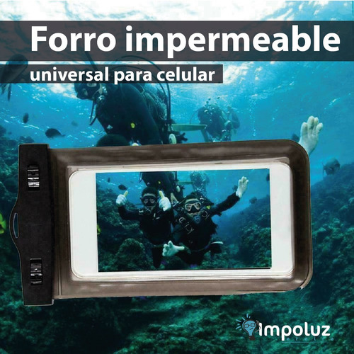 Imagen 2 de 8 de Protector De Agua Celular Impermeable Paquete 5und / Impoluz