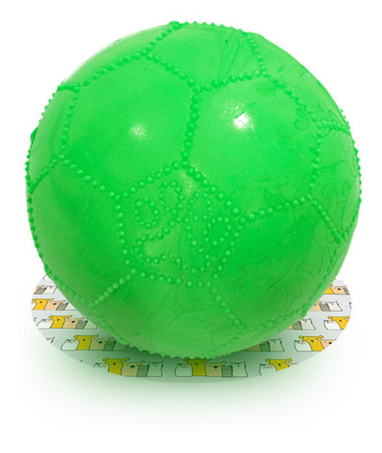 Pelota Grande Maciza Irrompible Goma Caucho Para Perro