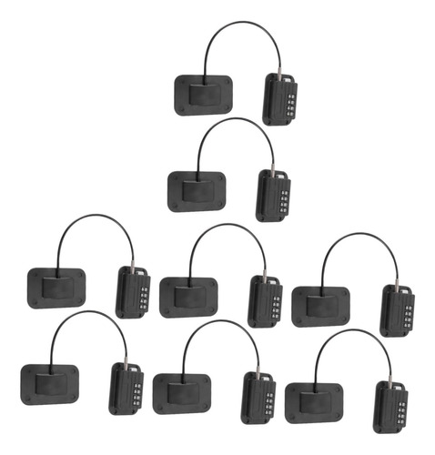 Safigle 8 Juegos De Cerradura De Combinacion De Cuatro Rueda