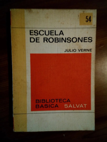 Libro Escuela De Robinsones - Julio Verne