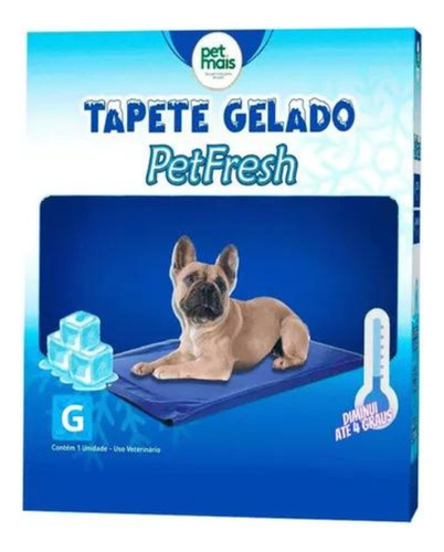 Tapete Gelado Petfresh G Cães E Gatos 90cmx45cm