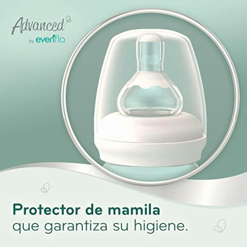 Advanced By Evenflo, Biberón Anticólico, Color