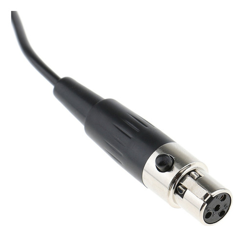Micrófono De Solapa Lavalier De 2 Piezas Con Clip Xlr De 4